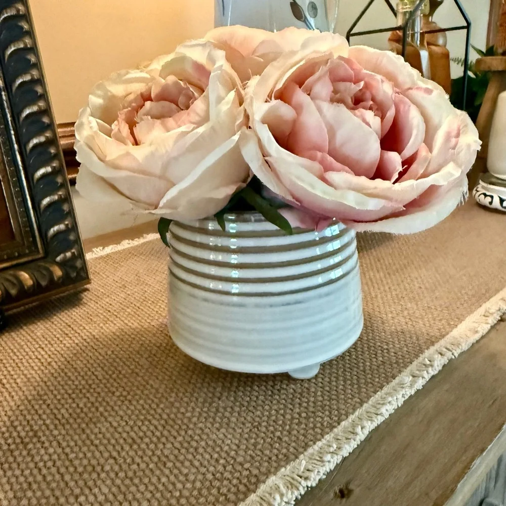 Hobby Lobby home decor Faux Floral Arrangement farmhouse flowers - Picture 6 of 8
